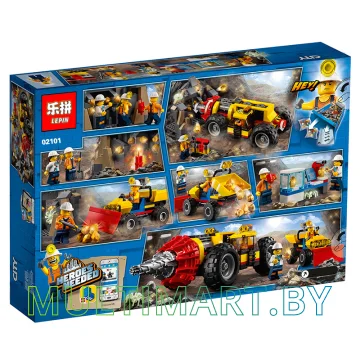 Конструктор Lepin 02101 Тяжёлый бур для горных работ (329 деталей) картинка 2